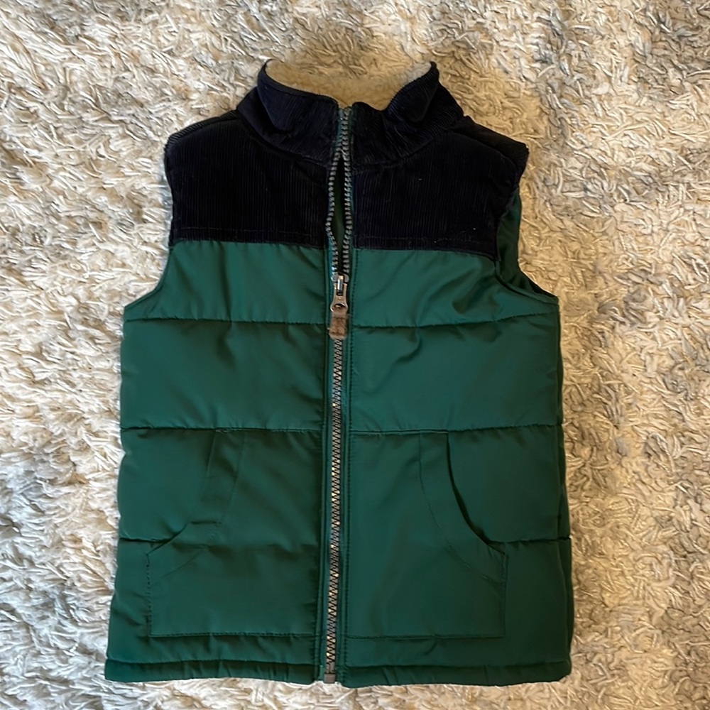 Carter’s green puffer vest